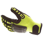 IMPACTO® NS28200 petit paire Gant BACKTRACKER antichocs, paume avec GEL, TPR dans le dos de la main, haute visibilité-2
