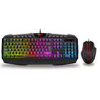 HAVIT Wired Multi-Function LED Rainbow Backlit Keyboard and Mouse Combo Set-5000000 fois la vie de la clé