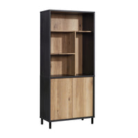Sauder - Acadia Way Bibliothèque - 68,54 po H - Finition Raven Oak (430754)-Finition Raven Oak - Bois d'ingénierie