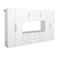 Prepac Armoire accrochable HangUps de 120 po (305 cm), ensemble I - 6 pièces-L'ensemble I comprend :
