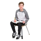 Bouncyband Édition étudiante pour chaises de collège / lycée, Noir-S’étire pour s’adapter aux chaises avec les jambes 17 »-24 » à part