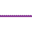 Teacher Created Resources - Bordure ondulée violette, paquet de 72-Décorations pour la classe