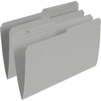Staples – Chemises de classement de couleur, format légal, 8 1/2 x 14 po, gris, paquet de 100-Créez des codes couleur pour un accès facile à vos dossiers