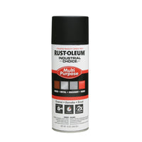 Rust-O-Leum Peinture d'émail vaporisée d'usage multiple - 12 oz - Noir ultra mat (KQ226)-Couleur: Noir ultra mat