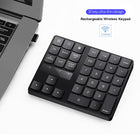 Speedex 35 Keys 2.4Ghz Wireless Rechargeable, Numeric Keypad, Keyboard - Black-2,4 GHz