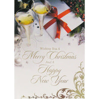 Cartes de Noël et du Nouvel An, Joyeux Noël et Bonne Année, 18/paquet-Toutes les cartes sont emballées individuellement avec du cellophane