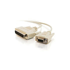 C2G – Câble inverseur de connecteur mâle DB-25 à connecteur femelle DB-9, 1,8 m/6 pi-Notre gamme de câbles inverseurs permet la communication entre deux appareils DTE ou DCE sans conflits de transmission de données.