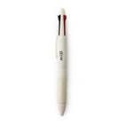 General Supply Goods + Co − Stylo rétractable 4 couleurs − blanc mat-Plastique 4-en-1