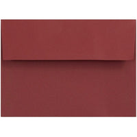 JAM Paper Enveloppes format invitation avec fermeture gommée, 3 5/8 x 5 1/8 po, rouge foncé, 1000/paquet-Rouge foncé