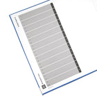 Bindertek - Reliure à 3 anneaux de première qualité - 3 po - bleu marine-Mécanisme d’ouverture des anneaux fixé au dos de la couverture pour plus de durabilité