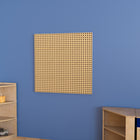 Flash Furniture - Panneau perfore polyvalent Bright Beginnings de systeme murale STEAM modulaire - 31,5"L x 31,5"H-Nettoyer avec un chiffon humide puis secher