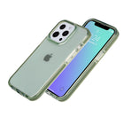General Supply Goods + Co Flexible Anti Shock Protective Case for iPhone 13/13 Pro - Jade Green-Dimensions: 0,4 x 3 x 5,8 (po)