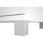 Bestar – Bahut de la collection Pro Linea, blanc-Deux tiroirs sont sur coulisses à roulement à billes pour un fonctionnement lisse et doux