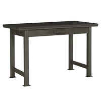 Sunjoy - Bureau de travail Portland - 47.3 po l x 23.7 po P x 30 po H - fini antique-Éléments de design industriel rétro