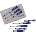 Gray Tools - Ensemble 8 pièces de tournevis de précision, à fente et Phillips-Comprend : Phillips no : 00, 0, et 1 et à fentes no : 5/64 po, 3/32 po, 11/64 po, 9/64 po et 5/32 po