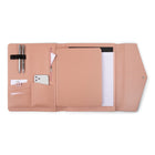 Bugatti Écritoire style envelope fait de cuir végétalien, Rose (WRC5195BU-ROSE)-Section rembourré pour la tablette 10po