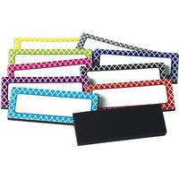 Teacher Created Resources - Étiquettes magnétiques à motif marocain, 2,5 x 1 po, paquet de 60-Apprenez le nom des élèves