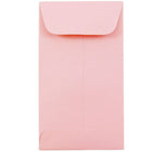JAM Paper Enveloppes à monnaie no 5,5, 3 1/8 x 5 1/2 po, rose layette, 500/paquet-Enveloppes à monnaie