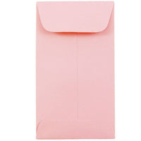 JAM Paper Enveloppes à monnaie no 5,5, 3 1/8 x 5 1/2 po, rose layette, 500/paquet-Enveloppes à monnaie