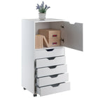 Winsome - Classeur mobile 10616 Halifax, fini blanc-Assemblage requis