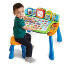 VTech - Explore & Write Activity Desk - Version française-Comprend un téléphone jouet avec un pavé numérique pour le jeu de rôle amusant.
