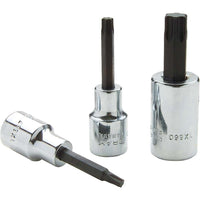 Gray Tools – Douilles Torx de longueur normale de 1/2 po chromé, tête T60 Torx-Taille : T60