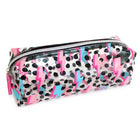 Fashion Stationery - Trousse avec impression d’éclairs - 8.27" x 2.95" x 2.76" - Transparente/noire/rose-Pour le rangement des crayons, des stylos et des petits accessoires
