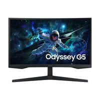 Samsung - Moniteur de jeu Odyssey G5 QHD 1 ms 165 Hz de 32 po - Noir-La résolution QHD et le format cinématique 16:9 offrent une clarté visuelle inégalée et un gameplay immersif