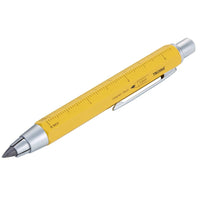 Crayon de construction Troika Carpenters – 5,6 mm HB Lead – Jaune-Idéal pour dessiner et marquer sur des surfaces rugueuses telles que le bois, la pierre et le béton