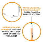 BIC - Porte-mines très étincelants - 0,7 mm - Paquet de 24-7