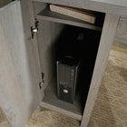 Sauder - Bureau d'ordinateur Cannery Bridge 422879, chêne mystique-Espace de rangement derrière la portière doté d'une tablette réglable et pouvant accueillir un ordinateur de type tour
