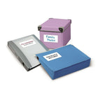 Avery 6468 Étiquettes polyvalentes, amovibles, blanches, laser/jet d'encre, 2" x 4", 120/pqt-Les étiquettes s'enlèvent facilement et proprement.