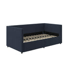Lit de jour Urban avec espace de rangement, Linge bleu-3