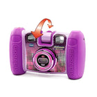 VTech KidiZoom Twist - Bilingue AN/FR  - Violet-Cinq jeux intégrés vous permettent de trouver des ninjas, de nager dans l'océan, de faire exploser des pierres précieuses dans le monde réel, de jouer au styliste et de créer des repas santé.