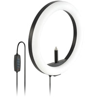 Kensington - L1000 Anneau lumineux bicolore avec support pour webcam-96 LED avec un angle de faisceau de 120 degrés offrent une diffusion maximale de la lumière, une lentille dépolie distribue la lumière uniformément et une luminosité maximale de 930 lumens