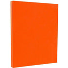 JAM Paper Papier recyclé lisse de couleur vive, 8 1/2 x 11 po, orangé, 200/paquet-Taille : 8 1/2 po x 11 po