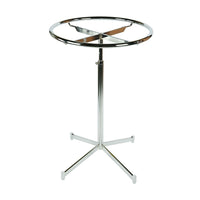 Can-Bramar – Porte-vêtements rond pivotant, hauteur de 48 à 68 po, chrome -Support pivotant