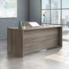 Sauder 71"W La Collection Affirm Bureau - Finition Hudson Elm-  Système de gestion des cordons avec deux œillets de bureau pour garder votre bureau désencombré