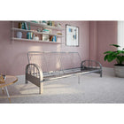 Cadre de futon Aiden - Argenté-Se transforme rapidement en lit deux places