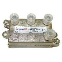Digiwave – Répartiteur à 3 voies (5 à 1000 MHz), 0,8 x 1,5 x 3,3 po, argenté (DGSCA4321)-Le répartiteur à 3 voies 5 à 1000 MHz de Digiwave atteint 1 GHz en utilisant la technologie de carte de circuit imprimé.