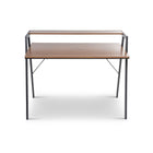 Can-Bramar Encora Writing Desk - Matte Black and Walnut-Table-bureau de style contemporain