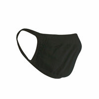 Masque de protection à 3 épaisseurs Relaxsan, de tissu à 4 plis, Réutilisable et lavable, Filtre de carbone inclus-Paquet de 5 - Noir