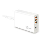 J5Create JUP4263 Super chargeur USB-C 4-ports 63W Power Delivery - Blanc-45W
