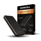 Duracell - Core 10 Batterie externe sans fil - Noir-Ce chargeur portable comprend trois ports de charge, un USB-C, un USB-A et un chargeur sans fil de 15W pour une charge sans câble