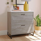 Sauder - La Collection Tremont Row Classeur lateral - Finition Mystic Oak-Tiroirs avec coulisses à extension complete pour dossiers suspendus de format lettre ou legal.