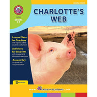 Livre numérique : Charlotte's WEB (format PDF, téléchargement pour 1 utilisateur), étude de roman, 3e - 4e année-Vous recevrez deux courriels : un confirmant toute la commande et l'autre avec un bouton Download Software (Télécharger le logiciel). Vous pouvez télécharger immédiatement ou revoir votre courriel pour télécharger plus tard.