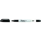 Sharpie - Marqueurs permanents à deux bouts, noirs, Paquet de 12-à séchage rapide