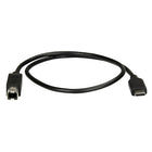 StarTech ® Câble dââ‚¬â„¢imprimante USB-C à USB-B, M/M, 0,5 m, USB 2.0-Compatible avec les 3 ports Thunderbolt