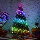 Twinkly - Strings 400 lumières LED intelligentes multicoloures avec fil vert-Guirlande lumineuse 100 LED contrôlée par application