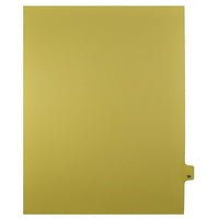 Mark Maker – Onglets séparateurs juridiques beiges, 1/25 onglets, format lettre, sans trous, numéro 96, 25/paquet-Onglets séparateurs beiges, 1/25 onglets